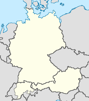 Lage von Clausthal-Zellerfeld im deutschen Sprachraum